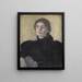 Thora Bendix née Anne Victoria Sundberg - Vilhelm Hammershøi — gerahmtes Bild an der Wand