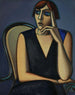 Portrait de Tusnelda Sanders - Vilhelm Lundstrøm — Ansicht des Kunstwerks