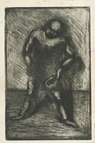 Vilhelm Lundstrm - Skrvende mand med hatten i hnden.webp