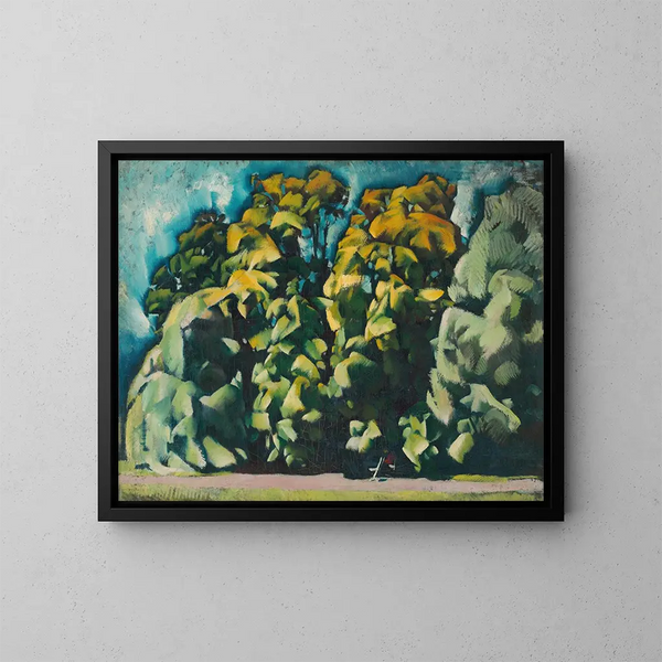 Parc - Vilmos Aba-Novák — gerahmtes Bild an der Wand