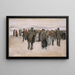 Strand bei Scheveningen - Vincent van Gogh — gerahmtes Bild an der Wand
