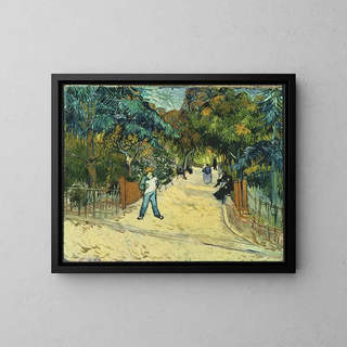 Vincent van Gogh - Entrance to the Public Gardens in Arle.webp