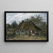 Ferme à Nuenen - Vincent van Gogh — gerahmtes Bild an der Wand