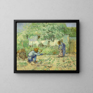 Erste Schritte, nach dem Hirse - Vincent van Gogh