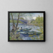 Reproduktion des Gemäldes Fischfang im Frühling, Clichy-Brücke (Asnières) - Vincent van Gogh