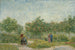 Garten in Montmartre mit Liebespaaren - Vincent van Gogh — Ansicht des Kunstwerks