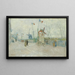 Impasse des Deux Frères - Vincent van Gogh — gerahmtes Bild an der Wand