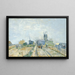 Moulins et jardins potagers à Montmartre - Vincent van Gogh — gerahmtes Bild an der Wand
