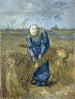 Bauernbild, das Garben verbindet - Vincent van Gogh — Ansicht des Kunstwerks