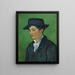 Portrait d'Armand Roulin - Vincent van Gogh — gerahmtes Bild an der Wand