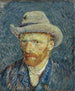 Selbstporträt mit grauem Filzhut - Vincent van Gogh — Ansicht des Kunstwerks