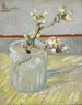 Zweig eines Mandelbaums in Blüte in einem Glas - Vincent van Gogh — Ansicht des Kunstwerks