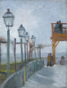 Terrasse und Observatorium des Moulin de Blute-Fin Montmartre - Vincent van Gogh — Ansicht des Kunstwerks