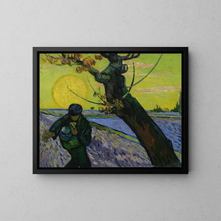 Der Sämann - Vincent van Gogh — gerahmtes Bild an der Wand