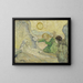 Die Auferstehung Lazars - Vincent van Gogh — gerahmtes Bild an der Wand