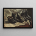 Drei Paare Schuhe - Vincent van Gogh — gerahmtes Bild an der Wand