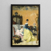 Die gelbe Robe - Vincenzo Capobianchi — gerahmtes Bild an der Wand