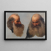 Un Double Autoportrait - Vincenzo Gemito — gerahmtes Bild an der Wand