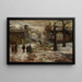 Die Vespern in Polcenigo - Vittore Antonio Cargnel — gerahmtes Bild an der Wand