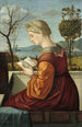 La Vierge lisant - Vittore Carpaccio — Ansicht des Kunstwerks