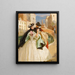 Karneval in Venedig - Vittorio Emanuele Bressanin — gerahmtes Bild an der Wand