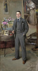 Portrait eines Mannes - Vittorio Matteo Corcos — Ansicht des Kunstwerks