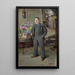Portrait eines Mannes - Vittorio Matteo Corcos — gerahmtes Bild an der Wand