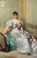 Portrait de Corinna Salmon - Vittorio Matteo Corcos — Ansicht des Kunstwerks