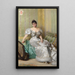 Portrait de Corinna Salmon - Vittorio Matteo Corcos — gerahmtes Bild an der Wand