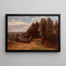 Mühle in der Lichtung des Waldes - Volodymyr Orlovsky — gerahmtes Bild an der Wand