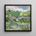 Vue d'Auvers - Vincent van Gogh — gerahmtes Bild an der Wand