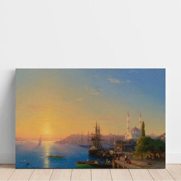 Reproduktion des Gemäldes Ansicht von Konstantinopel und dem Bosporus - Ivan Konstantinovich Aivazovsky