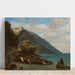 Reproduktion des Gemäldes Ansicht von Tanger vom Meerufer aus - Eugène Delacroix