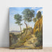 Reproduktion des Gemäldes Ansicht von Volterra - Jean-Baptiste Camille Corot