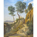 Reproduktion des Gemäldes Ansicht von Volterra - Jean-Baptiste Camille Corot