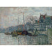 Reproduktion des Gemäldes Ansicht der Prins Hendrikkade und des Kromme Waal in Amsterdam - Claude Monet