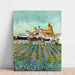 Reproduktion des Gemäldes Ansicht der Heiligen Marien am Meer - Vincent van Gogh