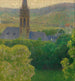 Ansicht auf die Pfarrkirche von Heiligenstadt Saint Michel - Carl Moll — Ansicht des Kunstwerks