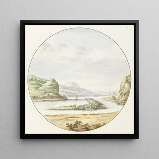 Vue sur le Rhin près de Hammerstein - Jan van Call l'aîné