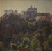 Vue vers Ariccia et le Palazzo Chigi et S Maria dell'Assunzione, Italie - Thorald Lsse — Ansicht des Kunstwerks