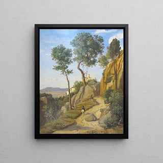 Ansicht von Volterra - Jean-Baptiste Camille Corot