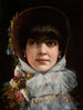 Portrait einer jungen Frau mit Pony - Wacław Józef Koniuszko — Ansicht des Kunstwerks