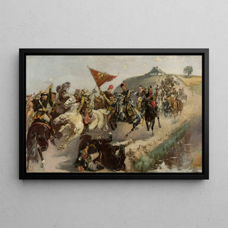 Wacaw Pawliszak - Skirmish on the road.webp