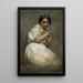 Portrait einer Mädchen - Wacław Szymanowski — gerahmtes Bild an der Wand