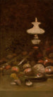 Öllampe und Früchte - Władysław Aleksander Małecki — Ansicht des Kunstwerks