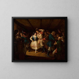 Wadysaw Bakaowicz - Krakw region folk dance in a tavern.webp