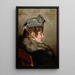 Portrait der Dame im Schleier - Władysław Jan Pochwalski — gerahmtes Bild an der Wand
