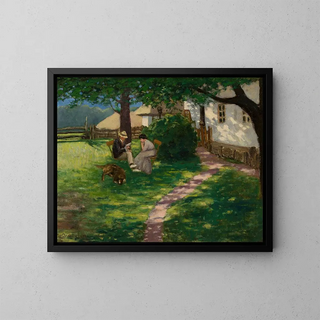 Wadysaw Podkowiski - In the garden.webp