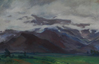 Wadysaw lewiski - Clouds over flatland below the Tatra Mountains.webp