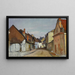 Rue Lubelska à Kazimierz Dolny - Władysław Ślewiński — gerahmtes Bild an der Wand